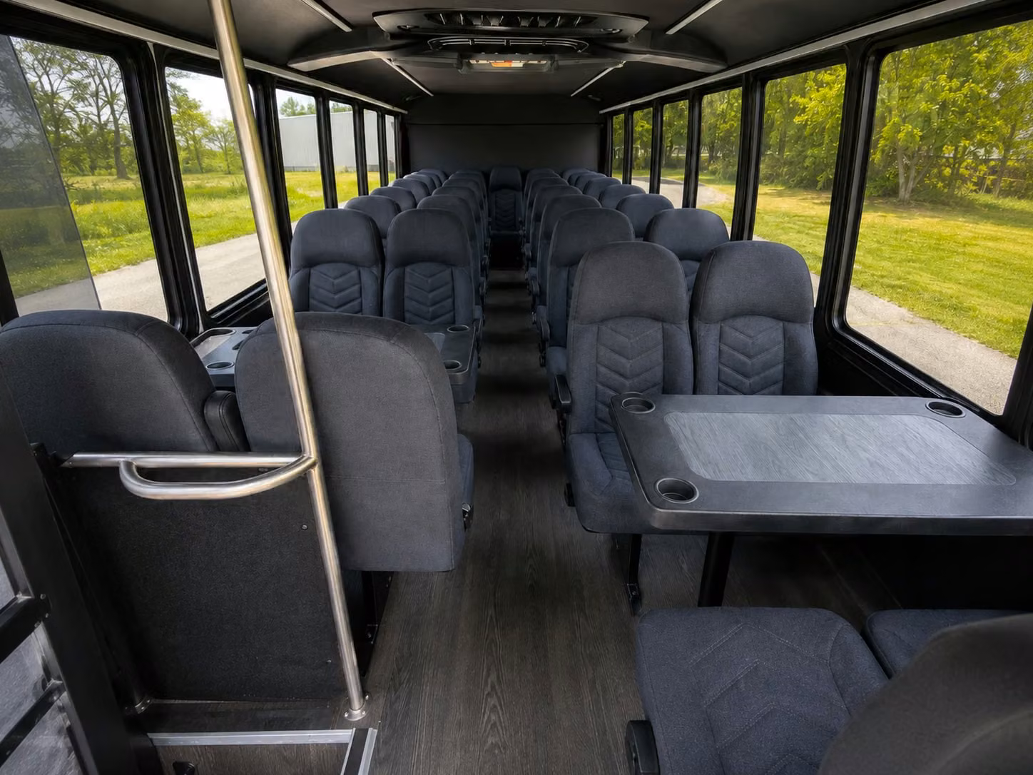 15 passenger minibus inside