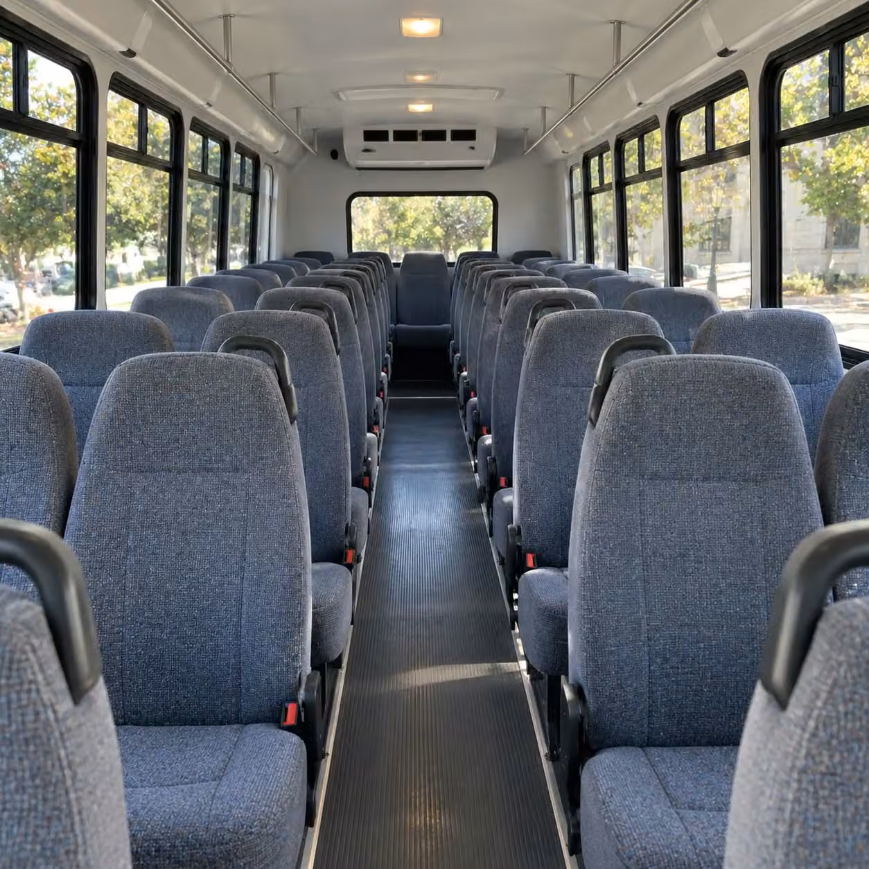 28 passenger minibus inside