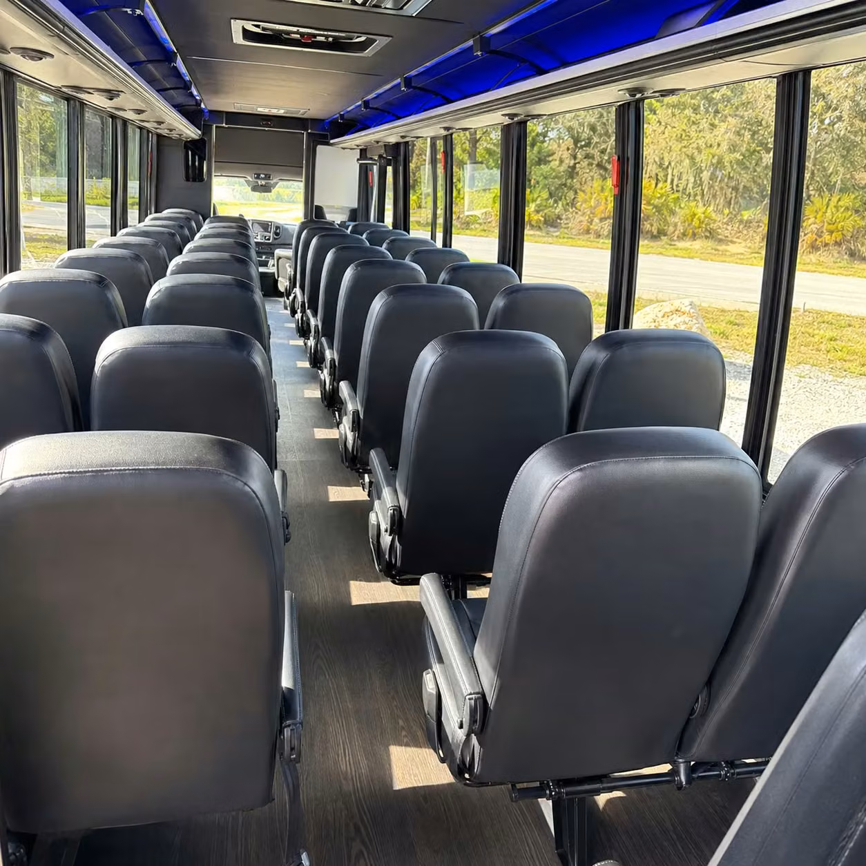 30 passenger minibus interior