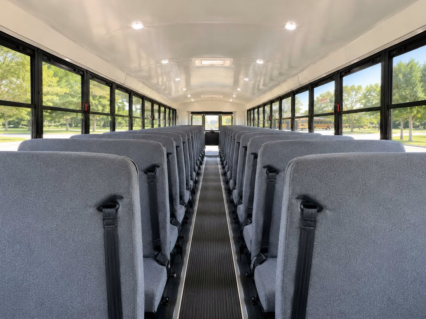 school bus interior
