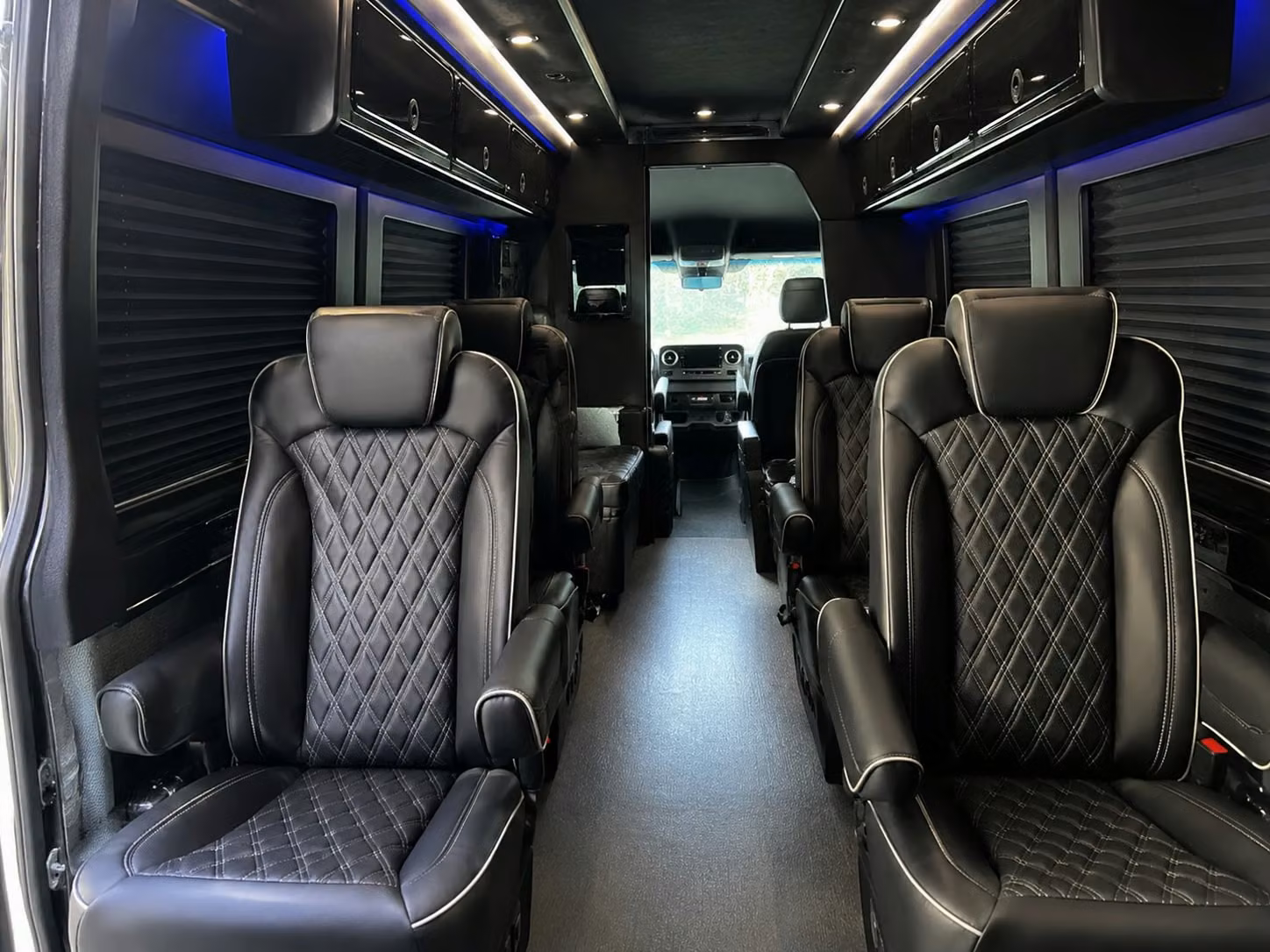 sprinter van with driver interior